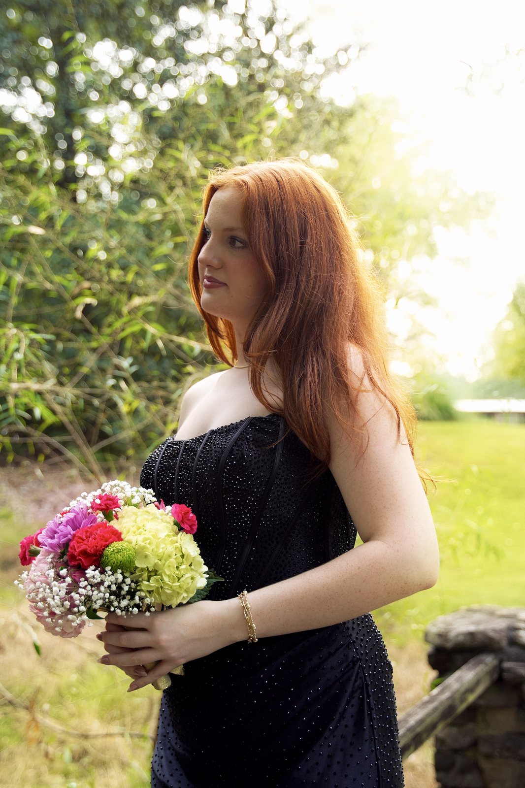 A portrait in golden light